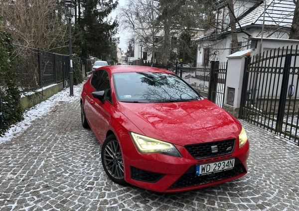 Seat Leon cena 59900 przebieg: 187000, rok produkcji 2014 z Warszawa małe 92